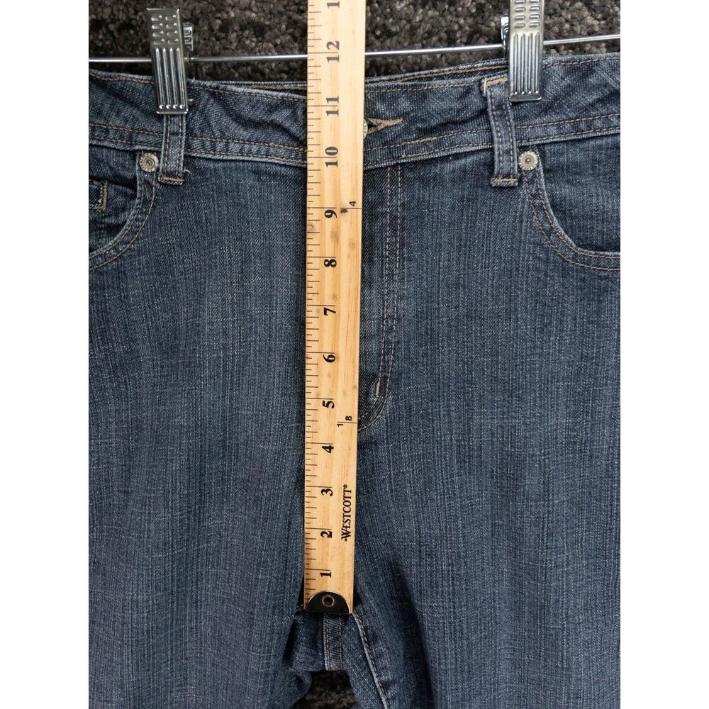 Chico's Jeans Womens 2 (31x30) Blue Straight Platinum Quartz RG Stretch Denim - Picture 8 of 13